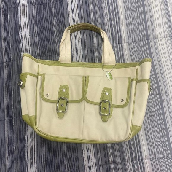 Y2k Coach Green Purse Bag - Picture 2 of 6